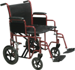 Bariatric Steel Transport Chair