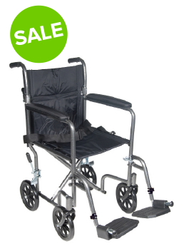 19'' Steel Transport Chair