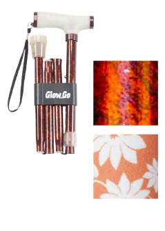 Folding Canes With Silicone Glow Grip Handle & Tip