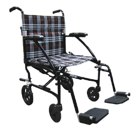 19'' Fly-Lite Aluminum Transport Chair