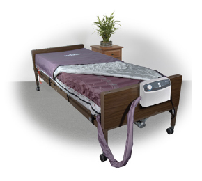 Med-Aire 8'' Alternating Pressure and Low Air Loss Mattress System