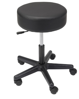 Revolving, Pneumatic Adjustable-Height Stool