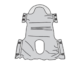 Commode Sling with Head Support